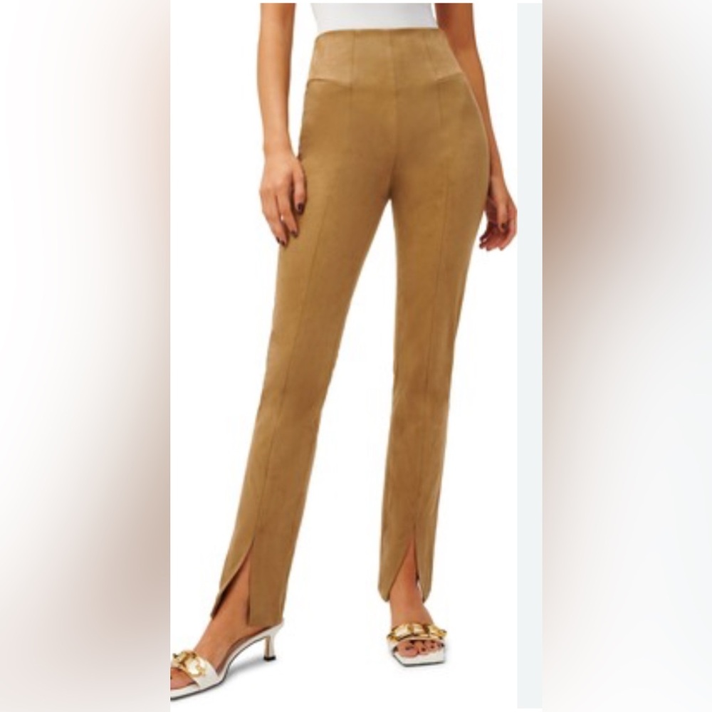 Good American Suede Pants, Size 2XL Brown‎